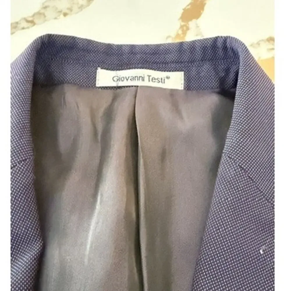 Giovanni Testi Mens Blazer Sport Coat 40S Two Button Career Classic Timeless